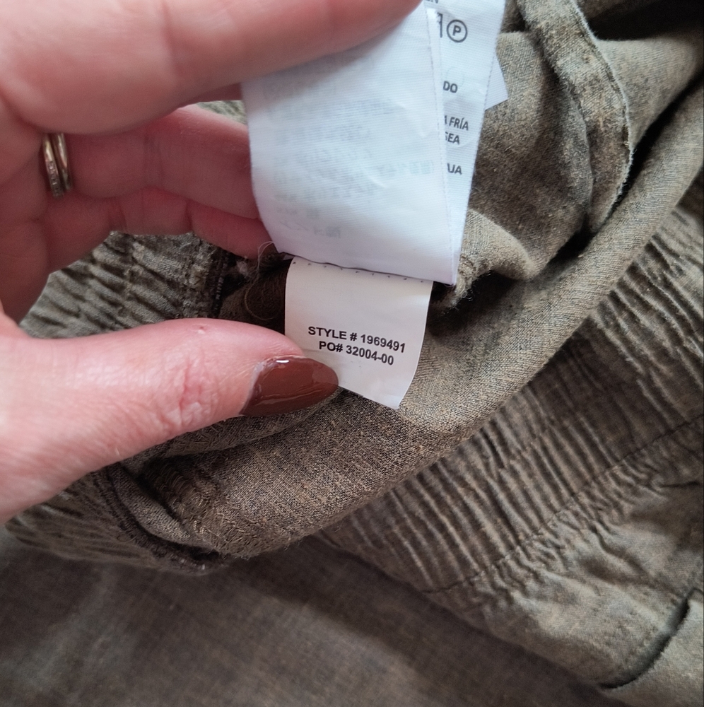Prana Mantra Jogger Pants Hemp Blend Pull On Stretchy Waist Minimal Neutral LRG - Picture 10 of 12